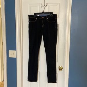 Gap Always Skinny Jeans Dark Wash Size 31/12 Long Barely Worn